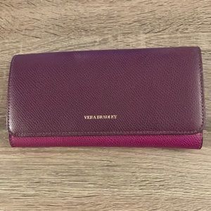 Vera Bradley Purple Leather Wallet